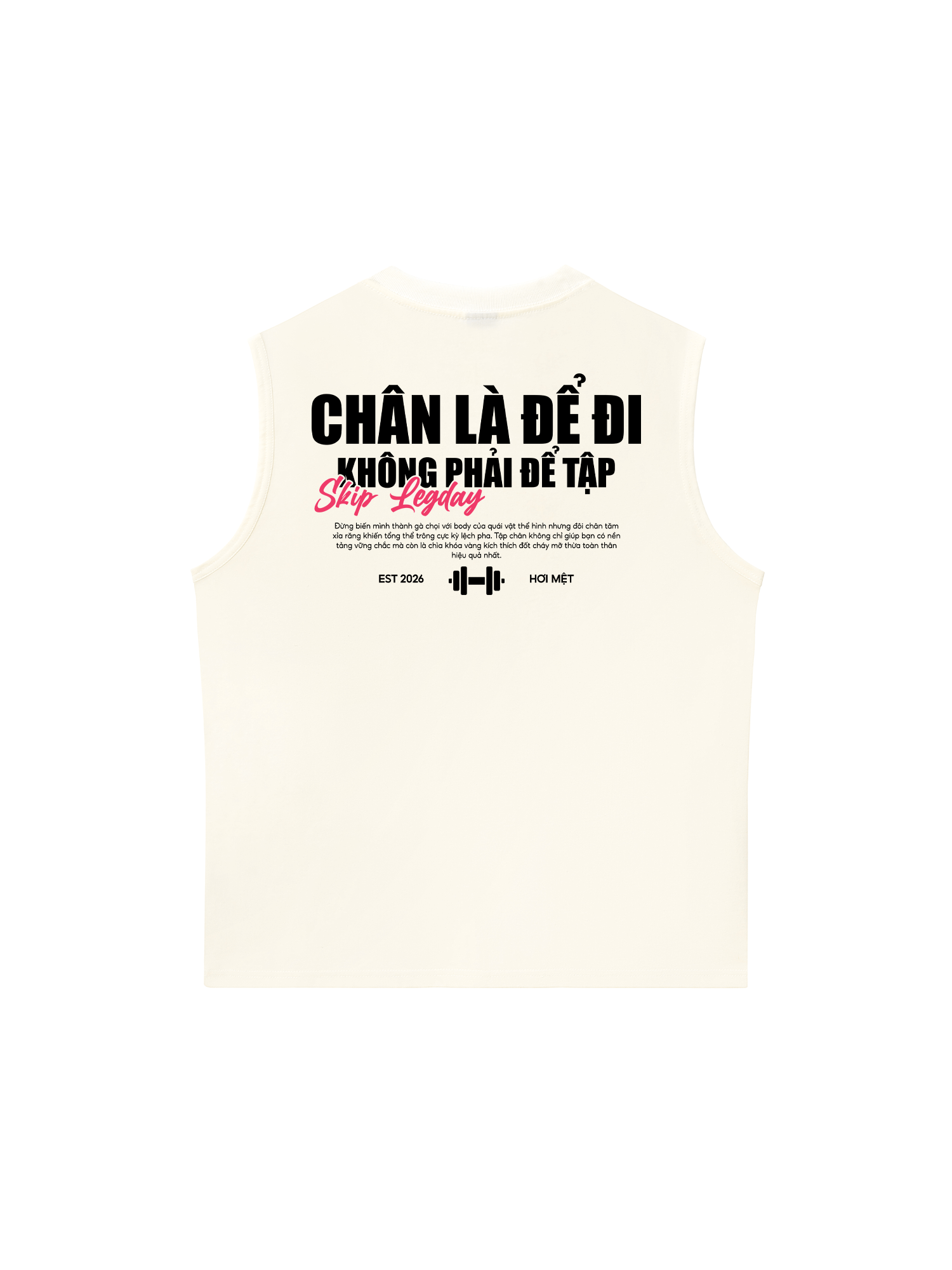 Áo Ba Lỗ Relaxed Fit Chân Là Để Đi