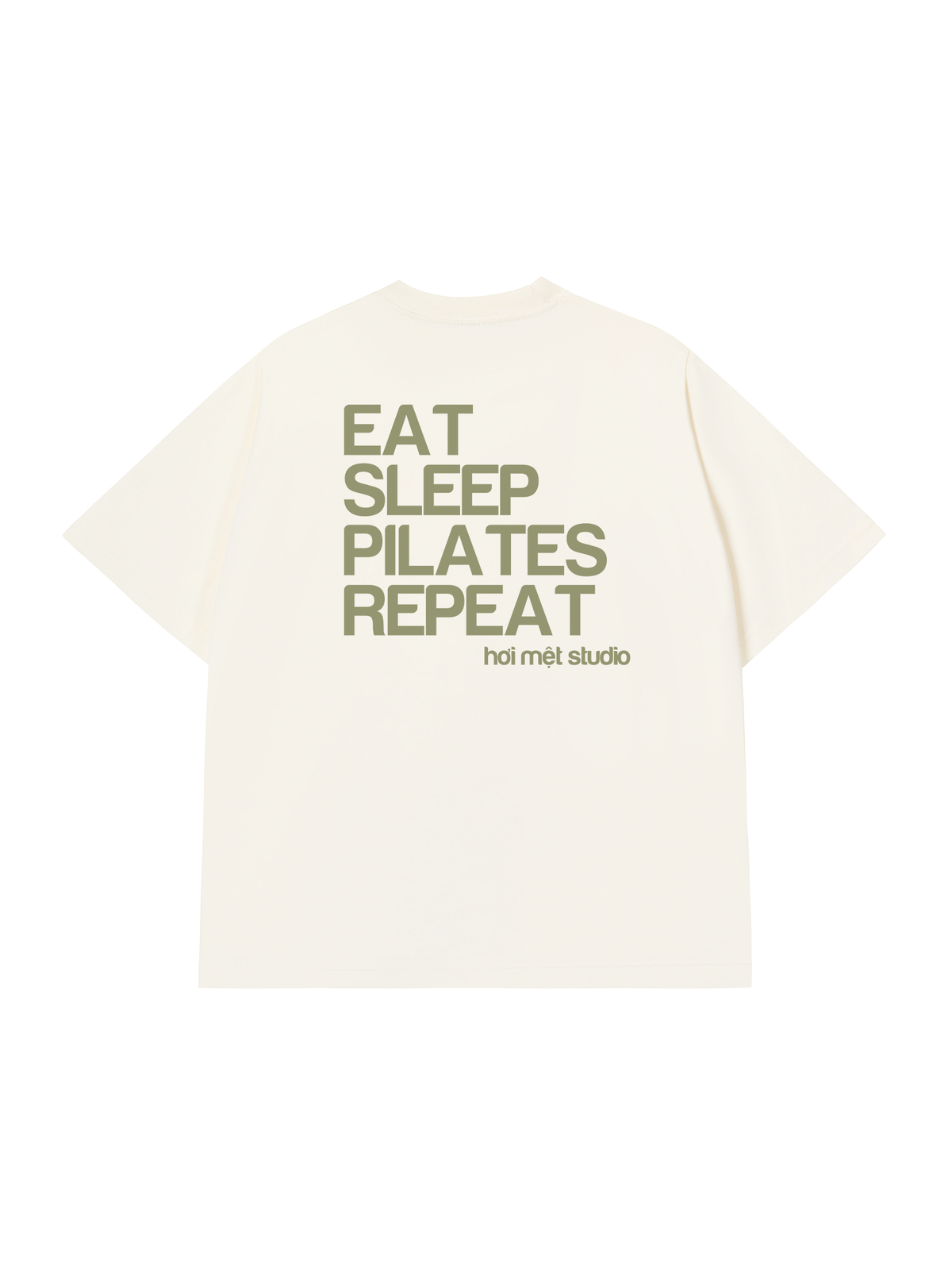 Áo Thun Relaxed Fit Eat Sleep Pilates Repeat