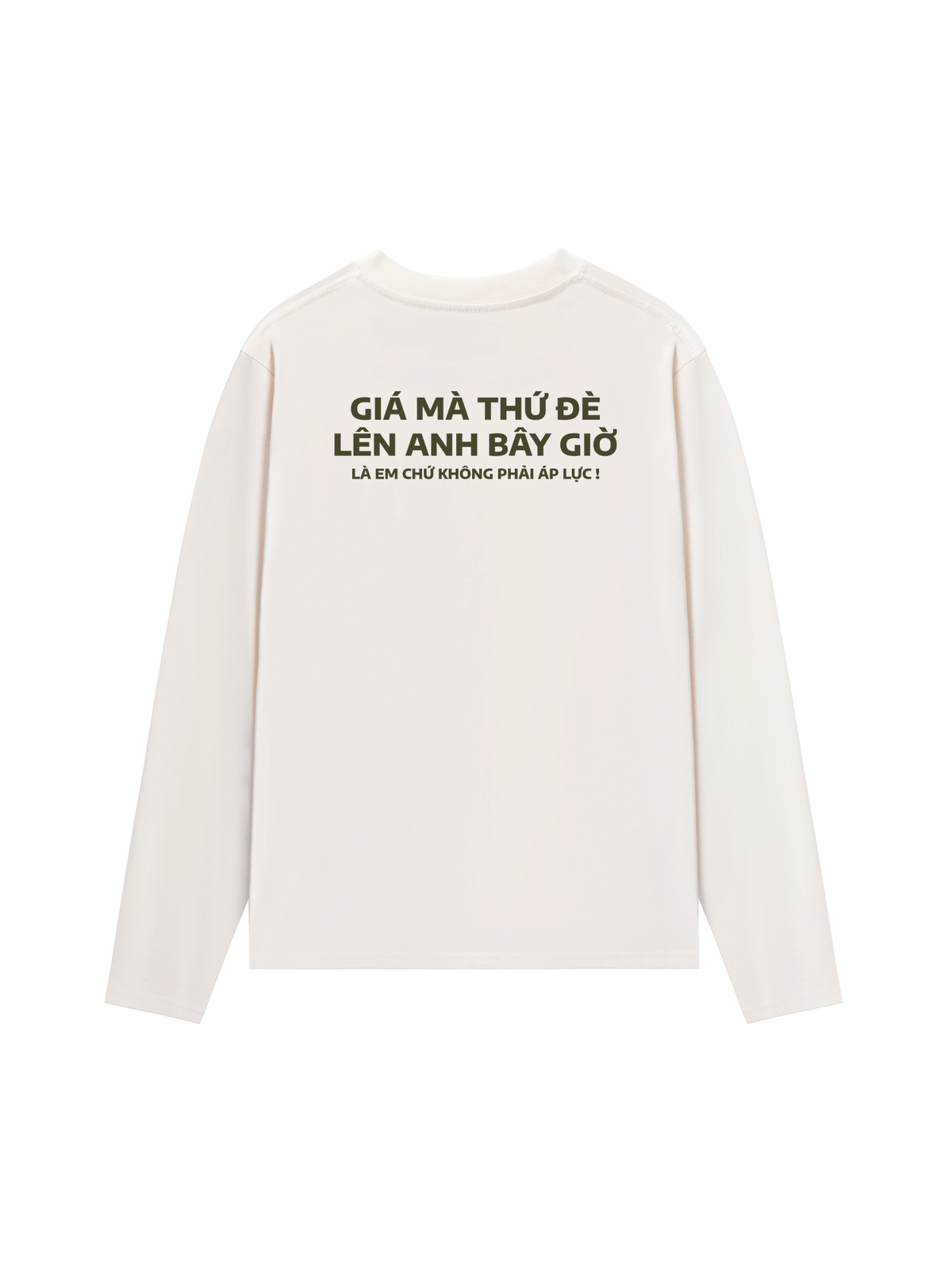 Áo Dài Tay Đè Lên Anh