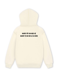 Áo Hoodie Nỉ Hai Da Người Tốt Em Mặc Kệ