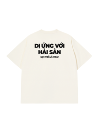 Áo Thun Relaxed Fit Dị Ứng Với Hải Sản