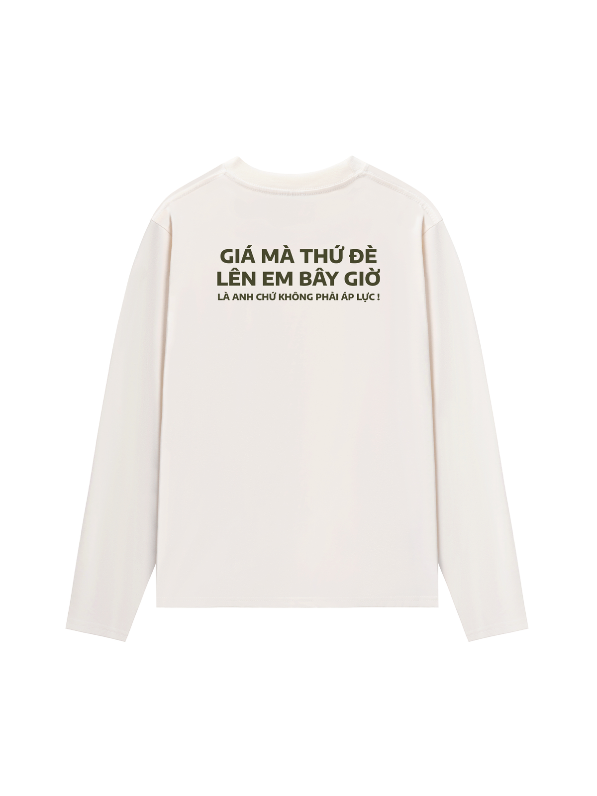 Áo Dài Tay Đè Lên Em