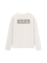Áo Dài Tay Đè Lên Em