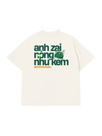 Áo Thun Relaxed Fit Anh Zai Tính Nóng Như Kem