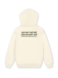 Áo Hoodie Nỉ Hai Da Đè Lên Em