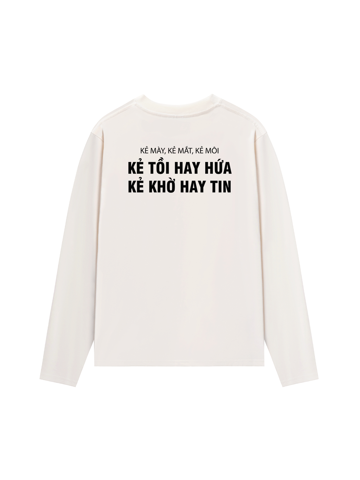 Áo Dài Tay Kẻ Mày Kẻ Mắt Kẻ Môi