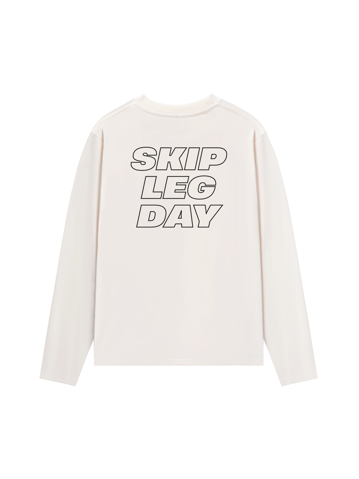 Áo Dài Tay Skip Leg Day