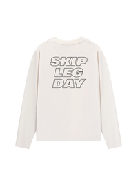 Áo Dài Tay Skip Leg Day