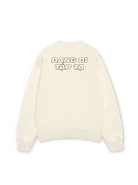Áo Sweater Nỉ Hai Da Đang Đi Tập Tạ