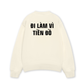 Áo Sweater Nỉ Hai Da Đi Làm Vì Tiền Đồ
