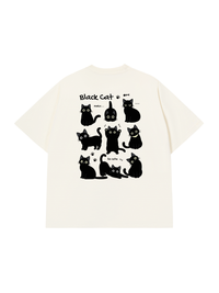 Áo Thun Relaxed Fit Cat Cute