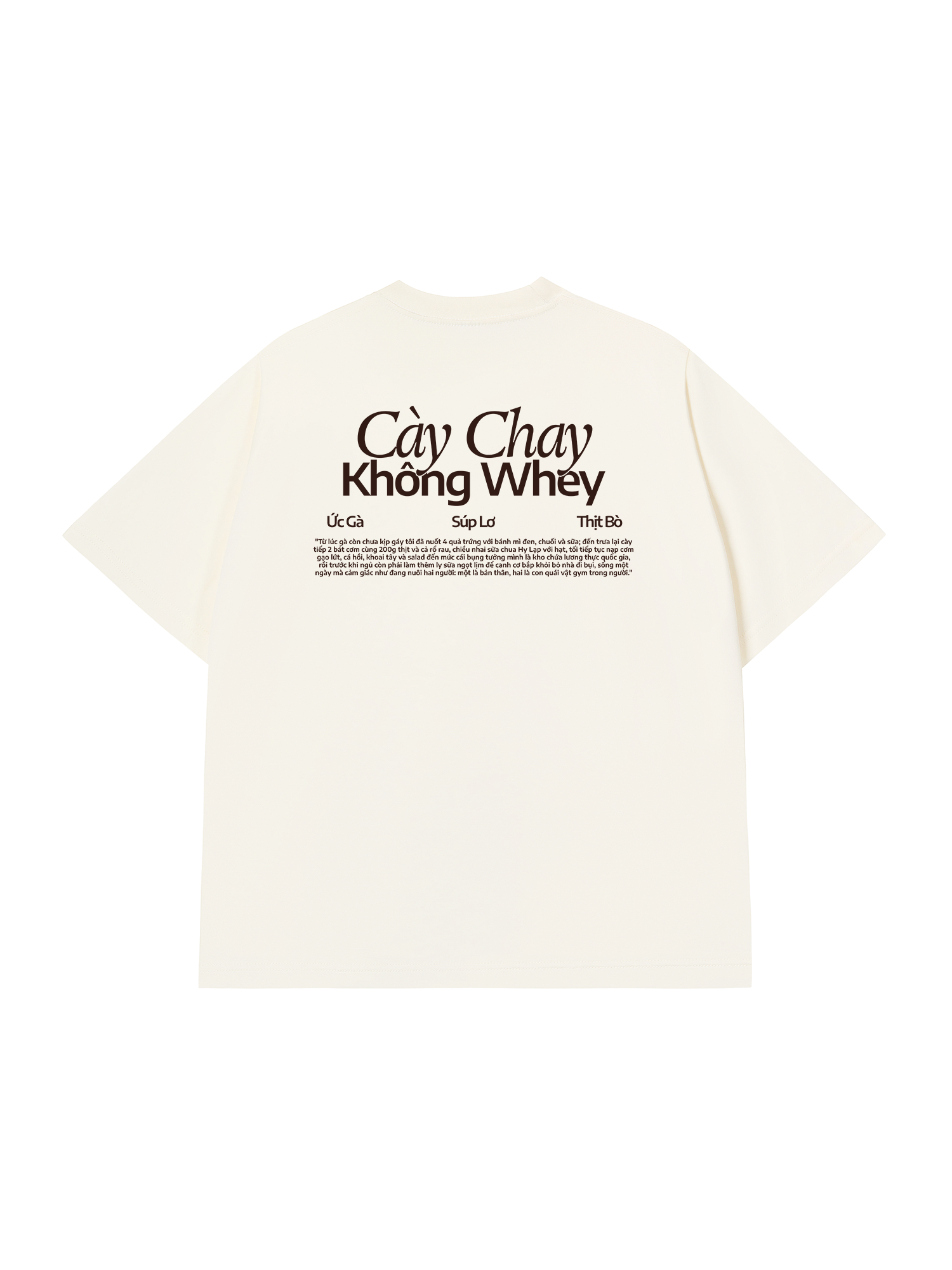 Áo Thun Relaxed Fit Cày Chay Không Whey