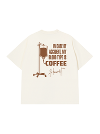 Áo Thun Relaxed Fit Blood Type Is Coffee