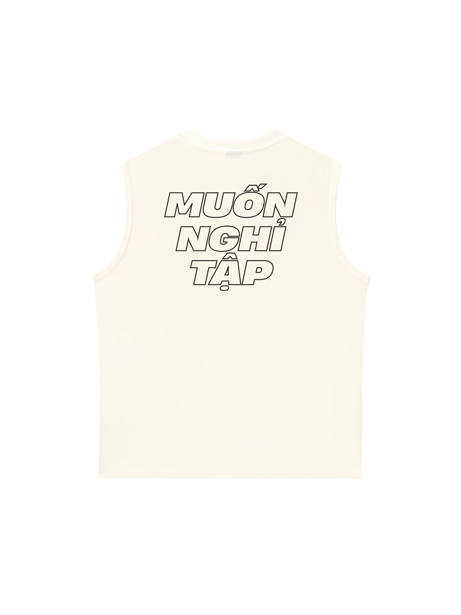 Áo Ba Lỗ Relaxed Fit Muốn Nghỉ Tập Tạ
