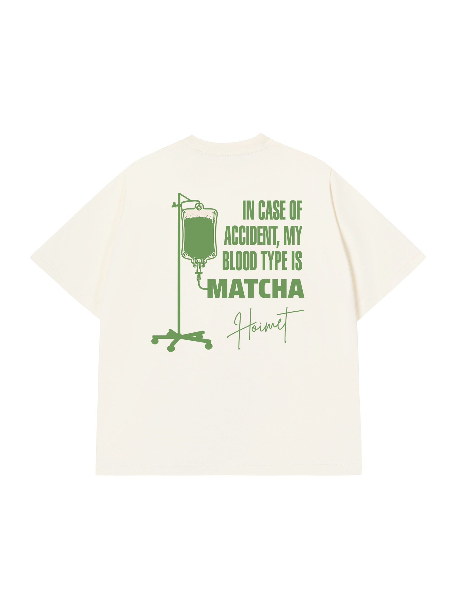 Áo Thun Relaxed Fit Blood Type Is Matcha