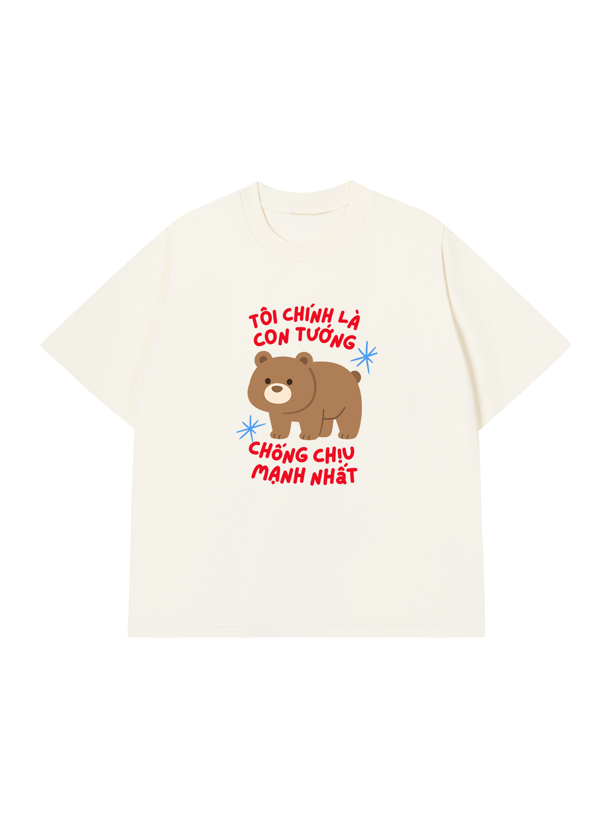 Áo Thun Relaxed Fit Con Tướng Chống Chịu