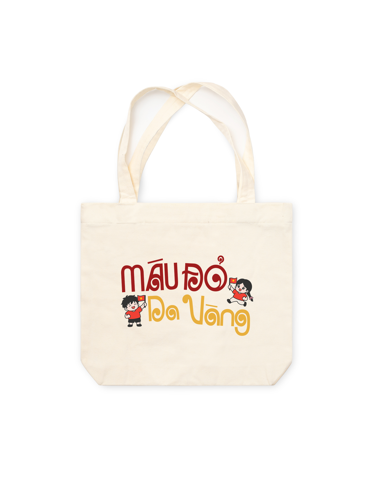 Túi Tote Máu Đỏ Da Vàng