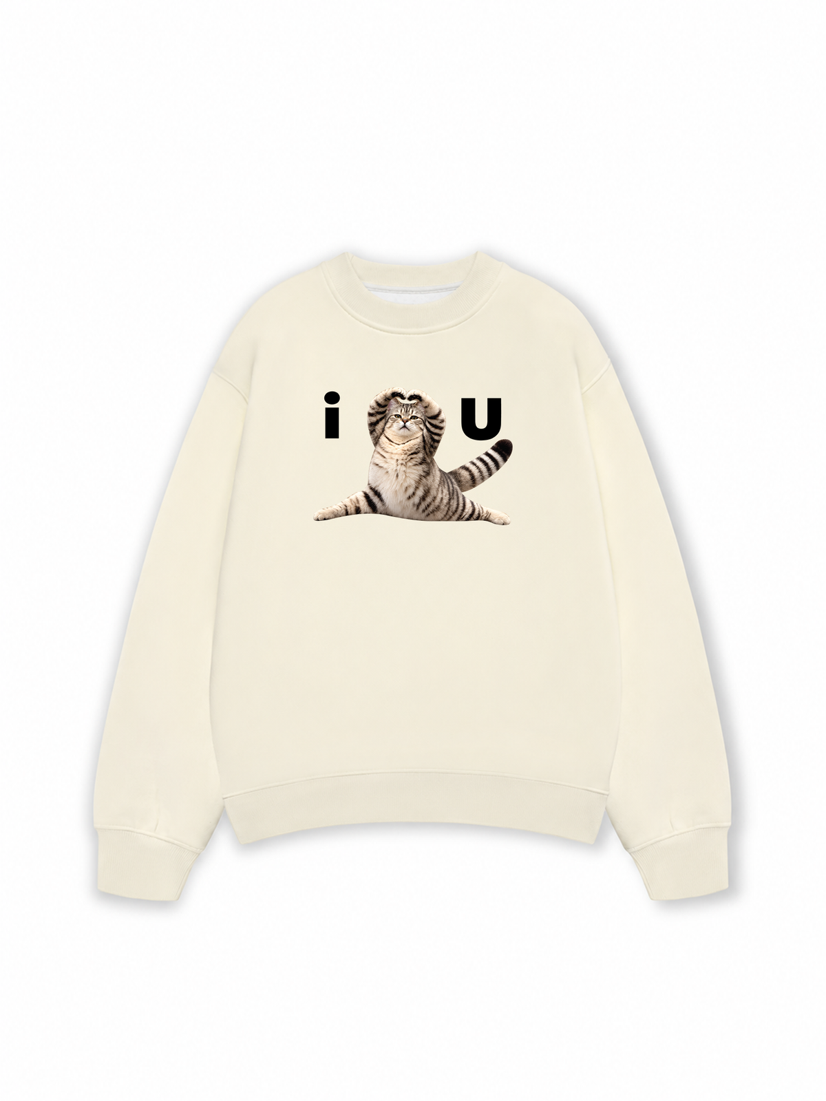Áo Sweater Nỉ Hai Da I Love You