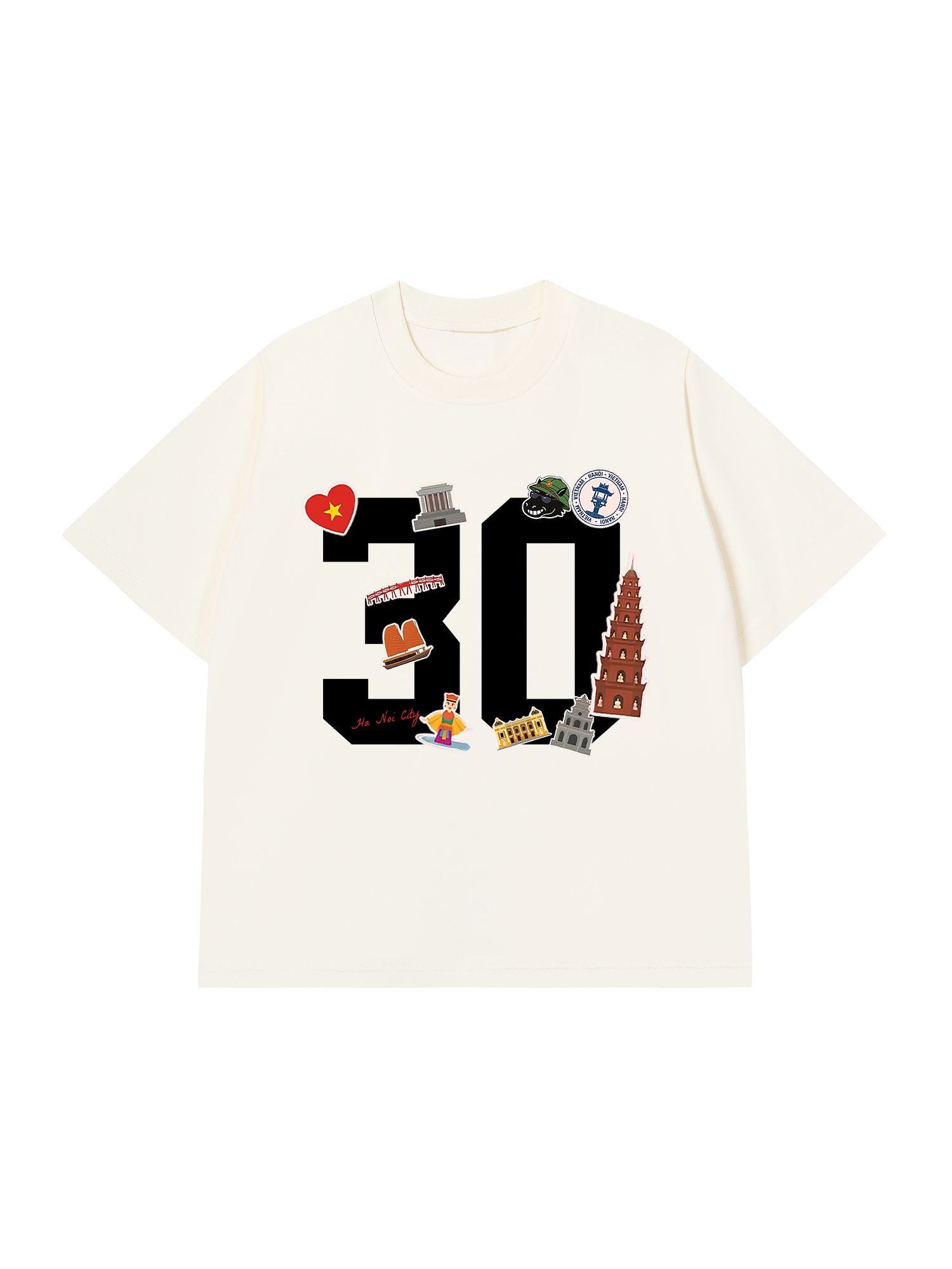 Áo Thun Relaxed Fit Hà Nội 30
