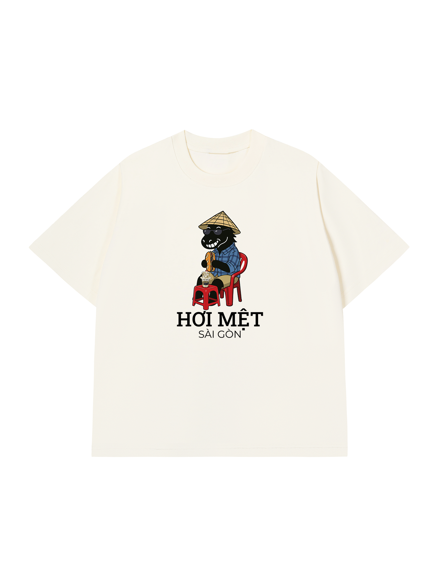 Áo Thun Relaxed Fit Sài Gòn Hơi Mệt