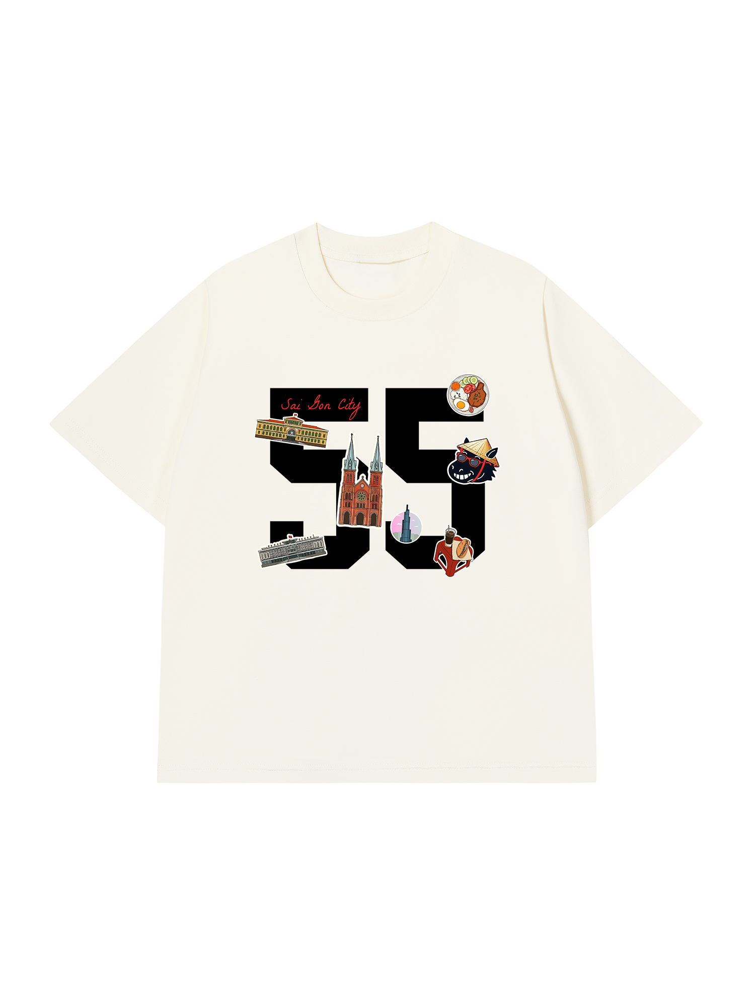 Áo Thun Relaxed Fit Sài Gòn 55