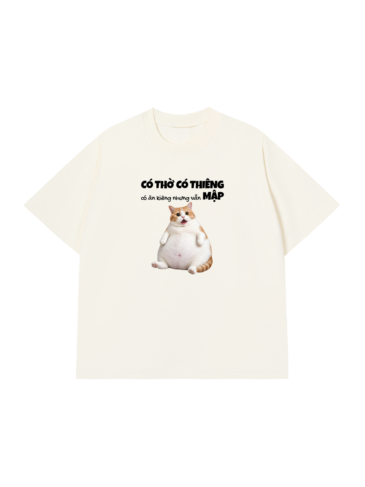 Áo Thun Relaxed Fit Có Ăn Kiêng Nhưng Vẫn Mập