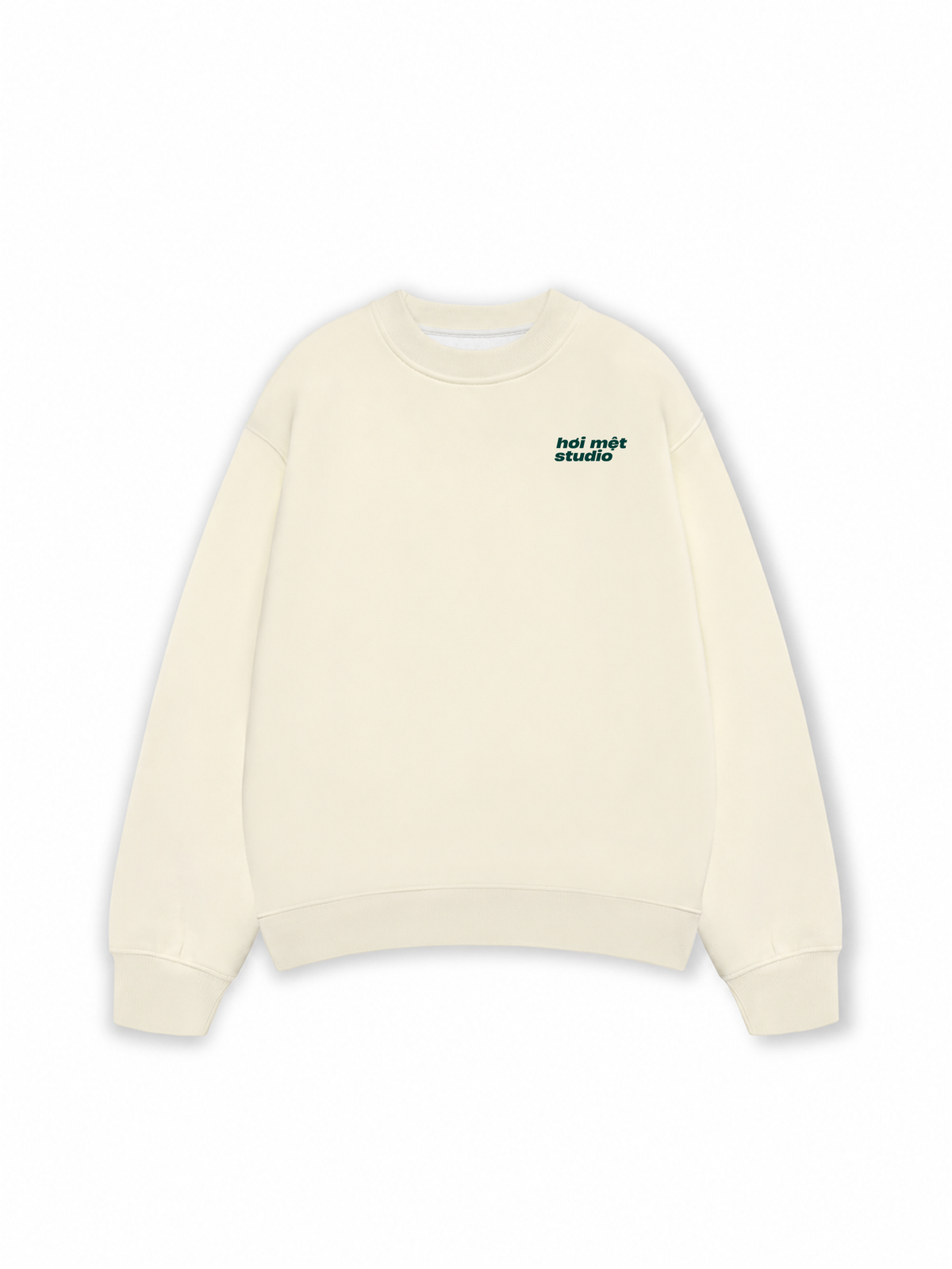 Áo Sweater Nỉ Hai Da Dáng Nuột Không Tuột Mất Em