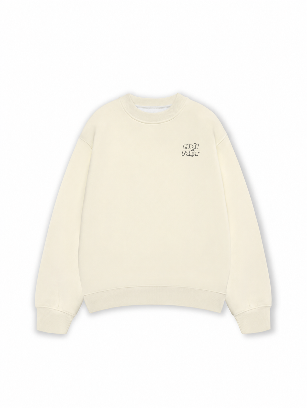 Áo Sweater Nỉ Hai Da Xà Rơi