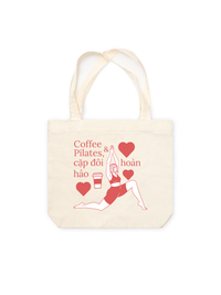 Túi Tote Pilates & Coffee