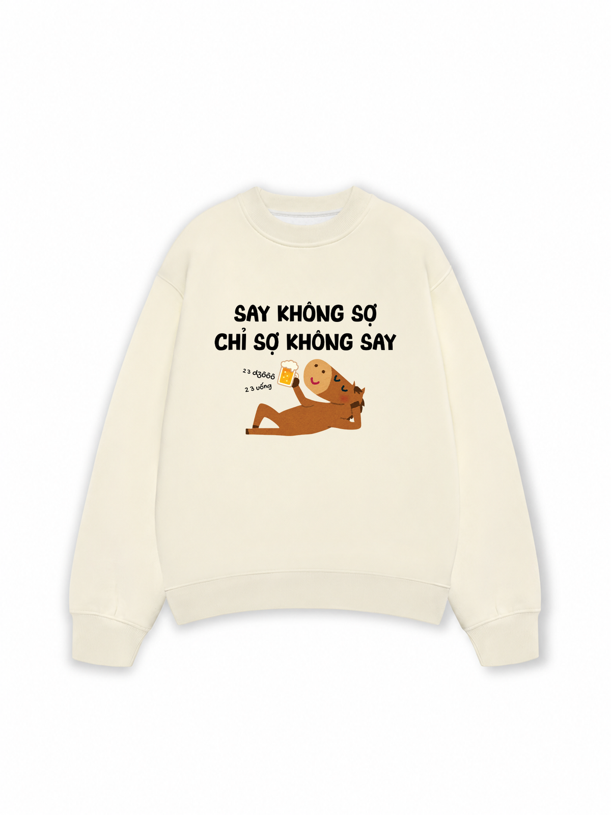Áo Sweater Nỉ Hai Da Say Không Sợ