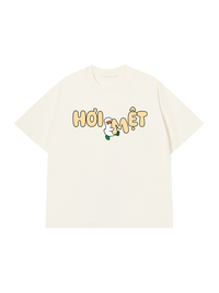 Áo Thun Relaxed Fit Vịt Hơi Mệt