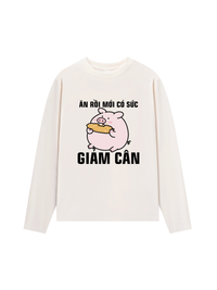 Áo Dài Tay Ăn Rồi Mới Có Sức Giảm Cân