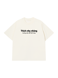 Áo Thun Relaxed Fit Thích Nhẹ Nhàng