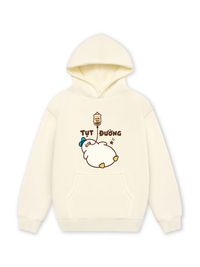 Áo Hoodie Nỉ Hai Da Tụt Đường