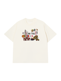 Áo Thun Relaxed Fit Du lịch Cần Thơ