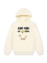 Áo Hoodie Nỉ Hai Da Khó Chịu Vô Cùng