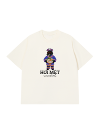 Áo Thun Relaxed Fit Cao Bằng Hơi Mệt