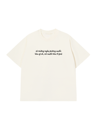 Áo Thun Relaxed Fit Không Làm Gì Cả