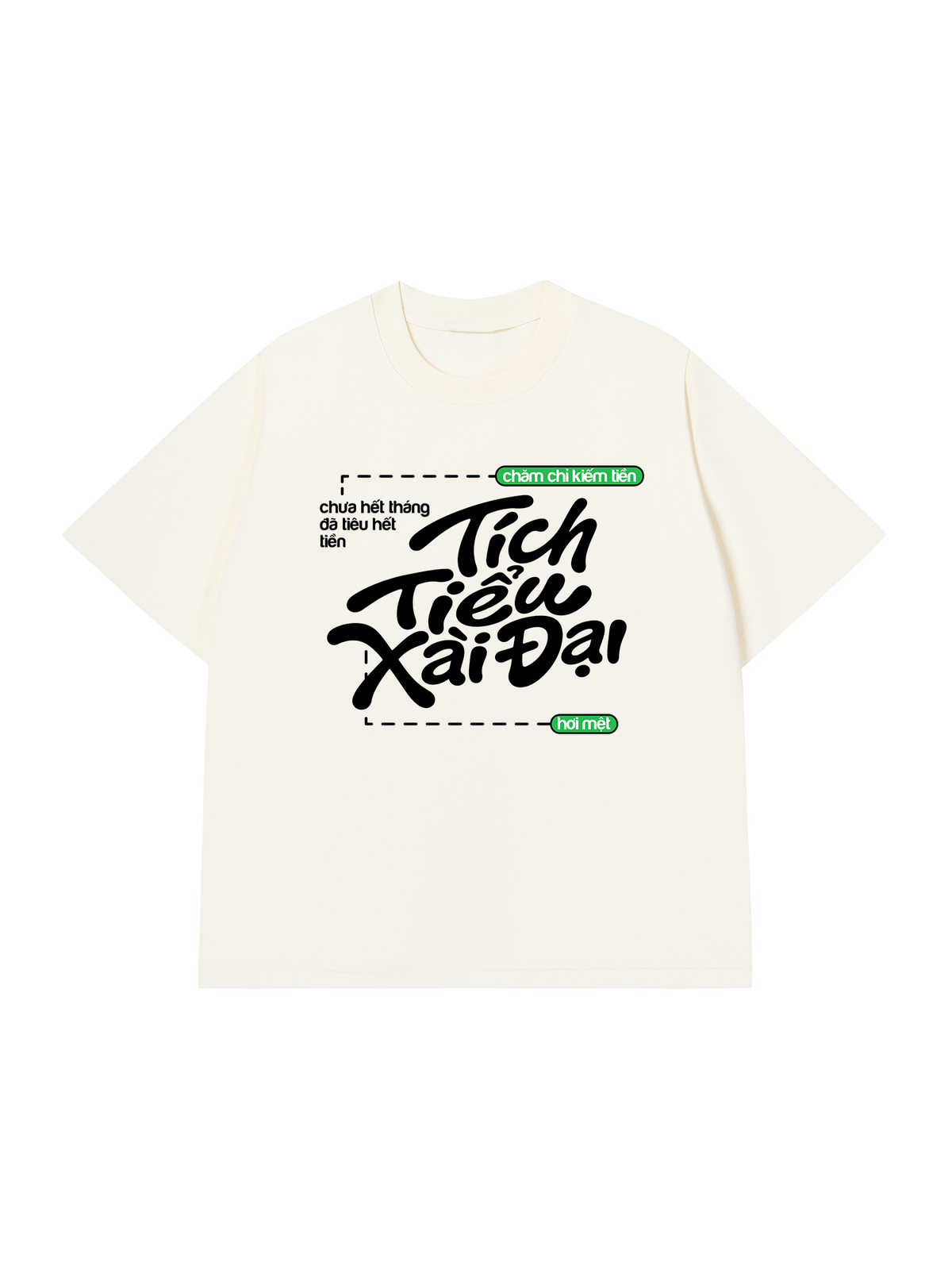 Áo Thun Relaxed Fit Tích Tiểu Xài Đại