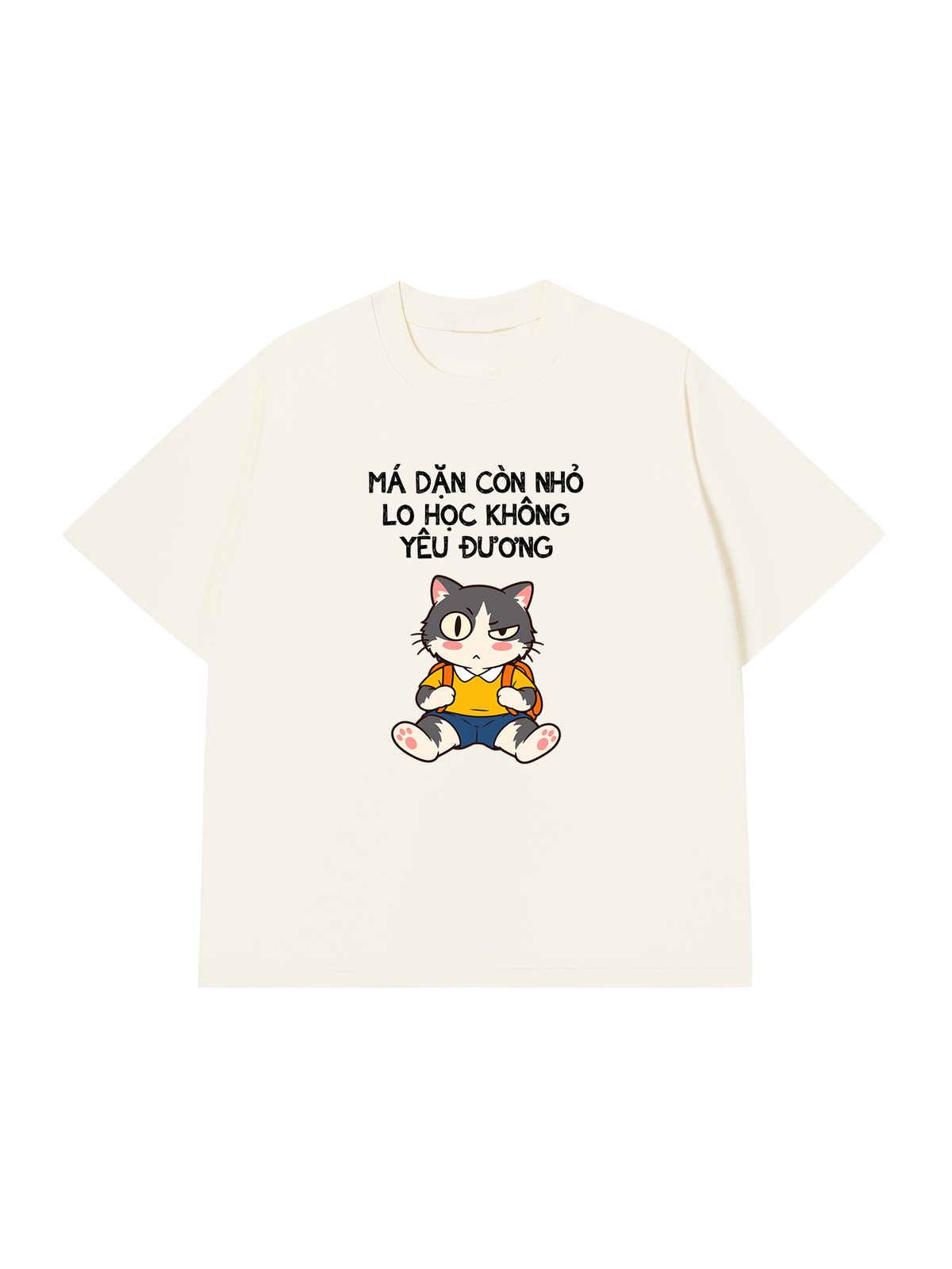 Áo Thun Relaxed Fit Còn Nhỏ Lo Học