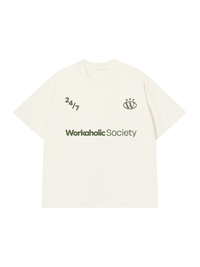 Áo Thun Relaxed Workaholic Society