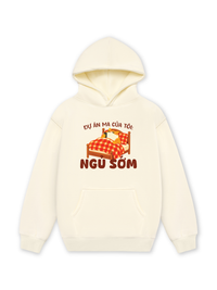 Áo Hoodie Nỉ Hai Da Dự Án Ma Của Tôi Ngủ Sớm