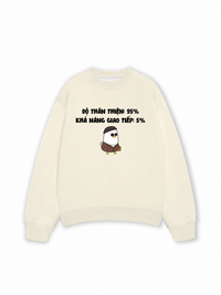 Áo Sweater Nỉ Hai Da Độ Thân Thiện 95%
