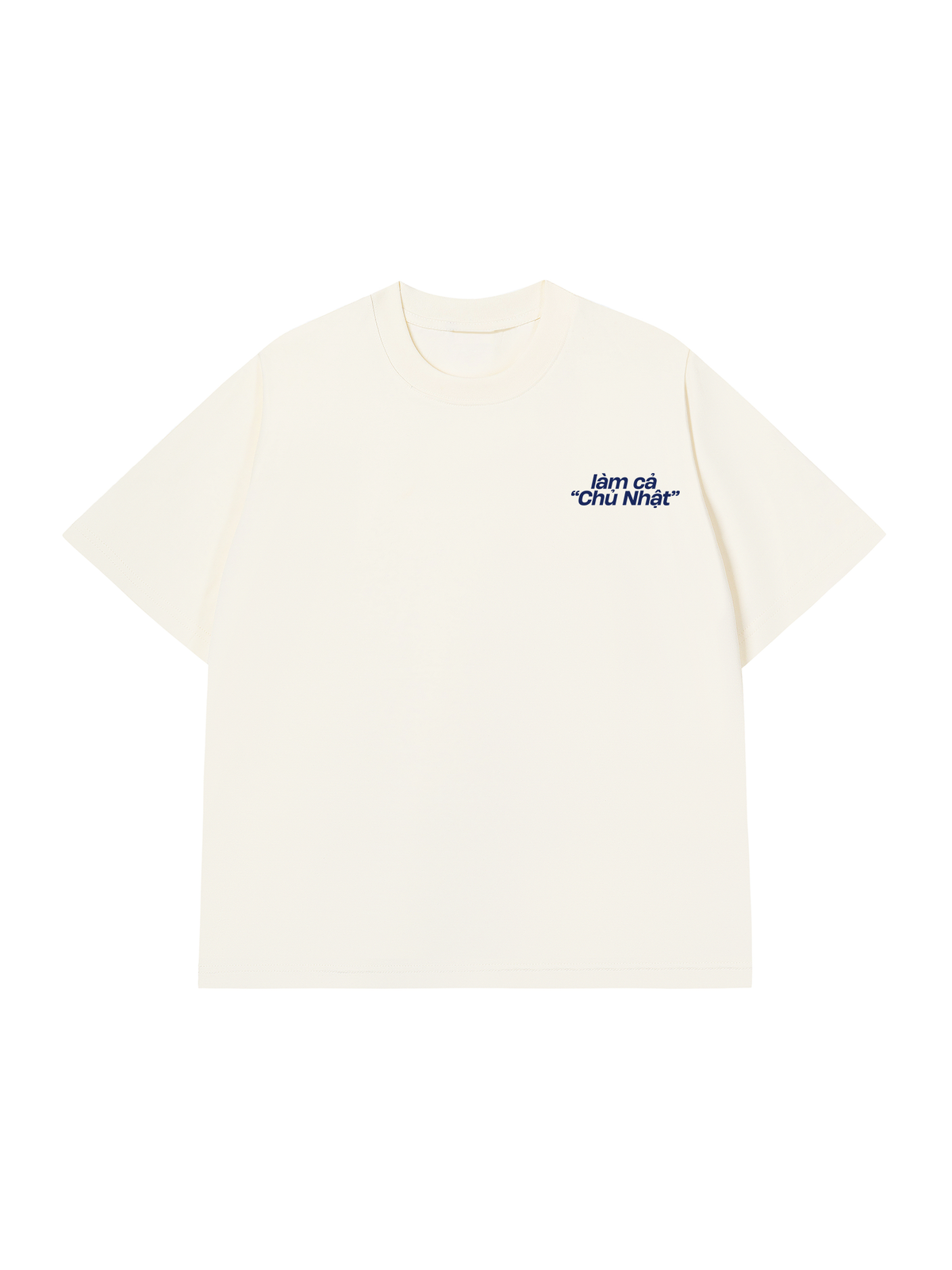 Áo Thun Relaxed Fit Làm Cả Chủ Nhật