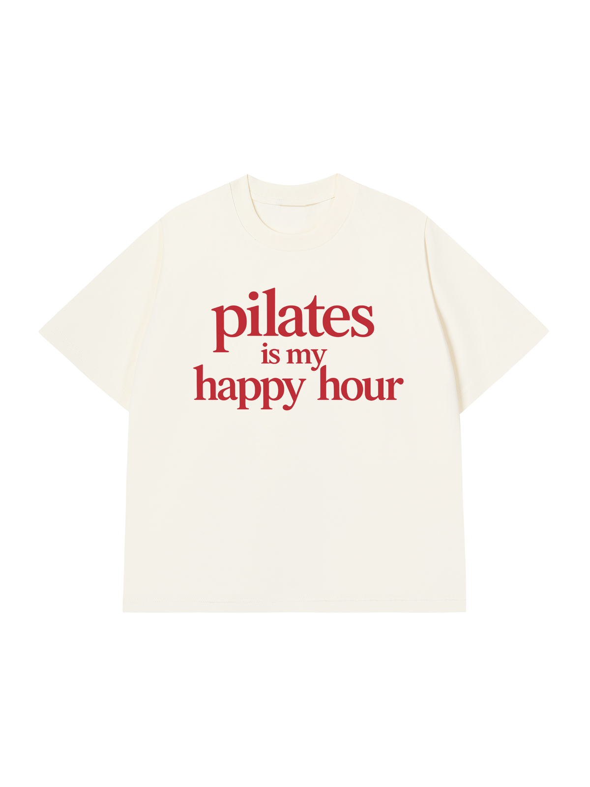 Áo Thun Relaxed Fit Pilates Is My Happy Hour