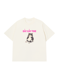 Áo Thun Relaxed Fit Bầy Hầy Time