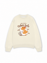 Áo Sweater Nỉ Hai Da 99% Cơ Thể Là Giận Dỗi