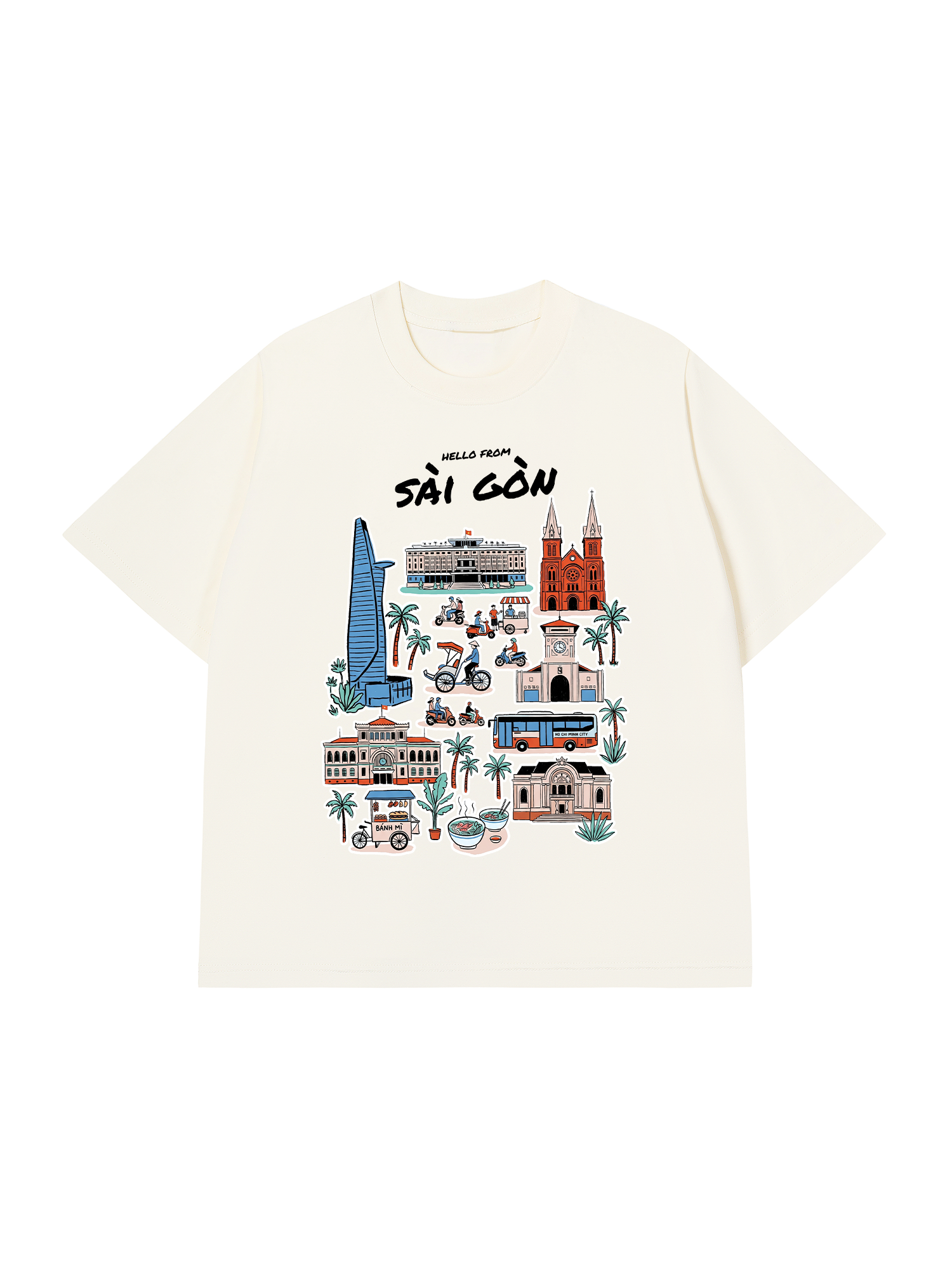 Áo Thun Relaxed Fit Hello From Sài Gòn