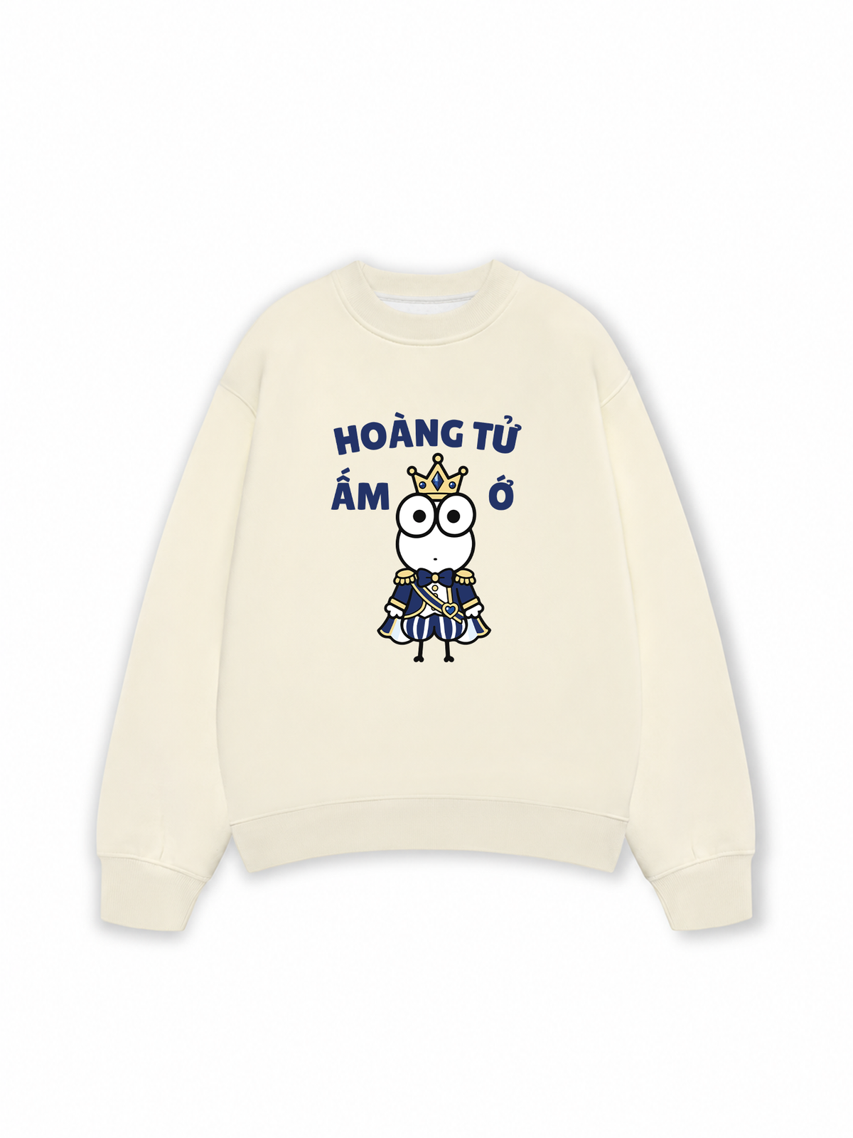 Áo Sweater Nỉ Hai Da Hoàng Tử Ấm Ớ