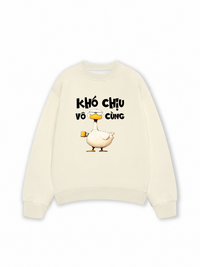 Áo Sweater Nỉ Hai Da Khó Chịu Vô Cùng